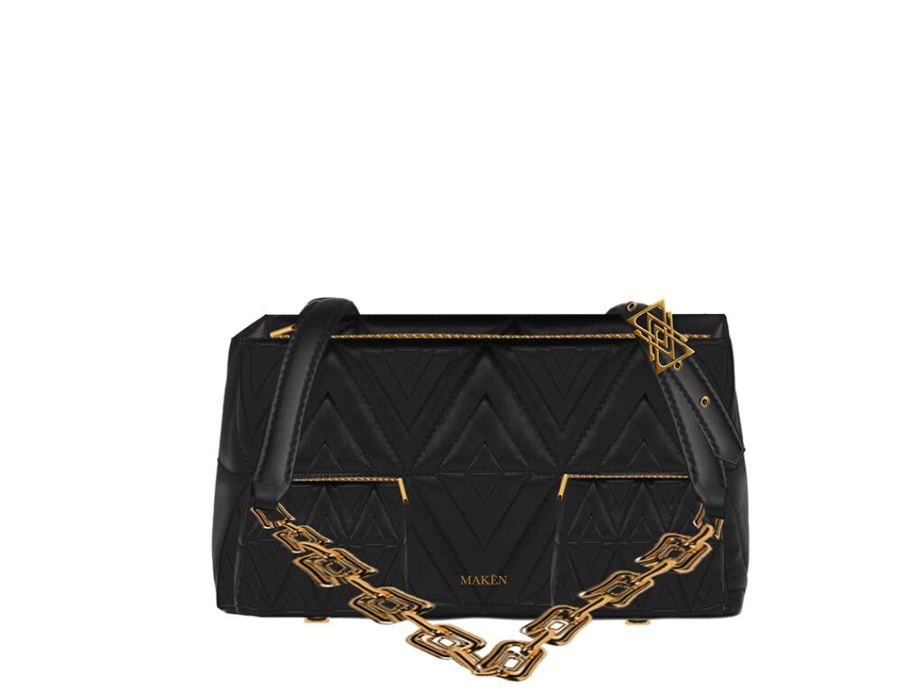 Mak&egrave;n borsa rosavelle grande