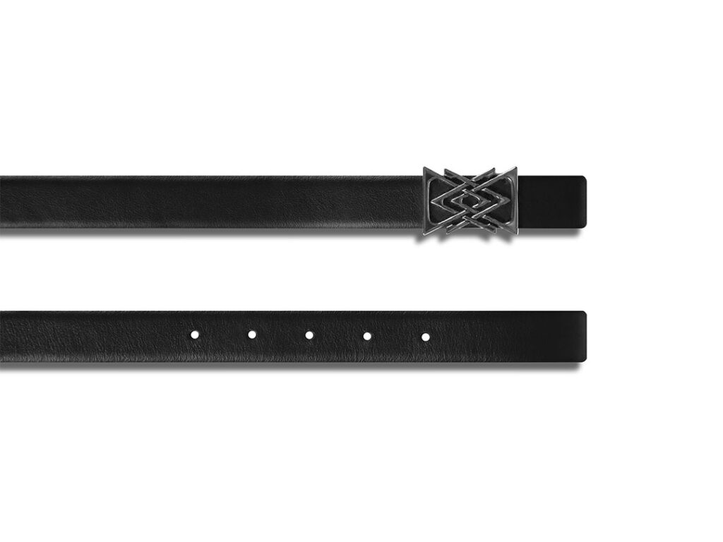 Cintura Èlino 20 nero lucido vintage