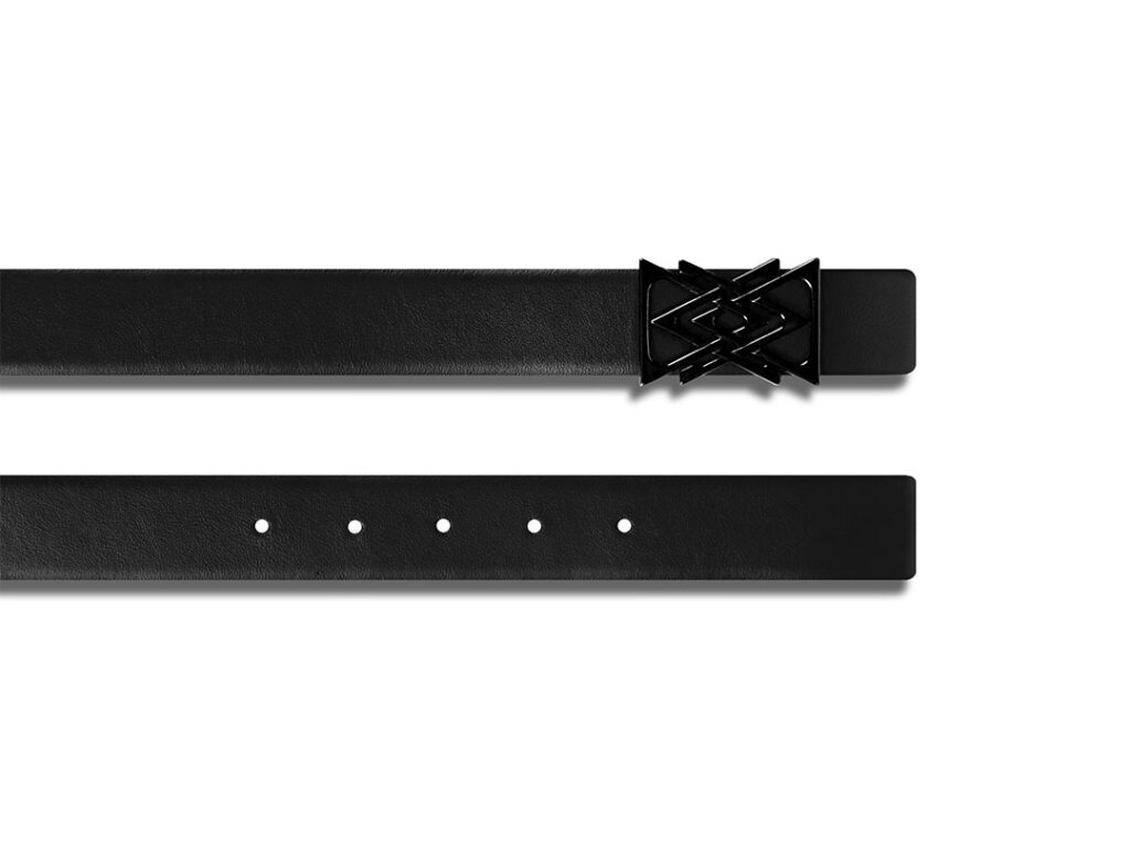 Cintura Èlino 24 nero lucido scuro